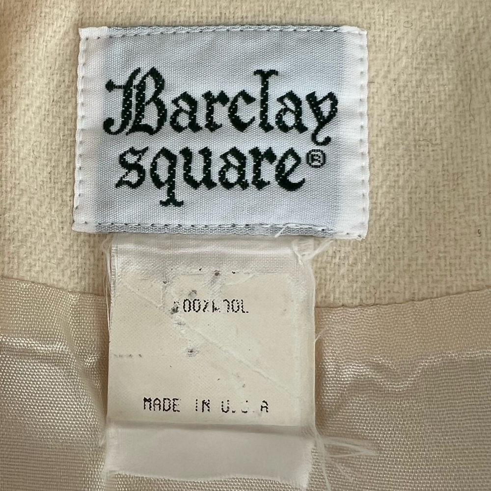 Vintage Cream Wool Salve Regina Crest Preppy Colligate Blazer Size M/L - Picture 10 of 16